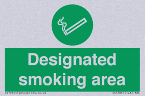Designated smoking area